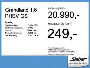 Opel Grandland 1.6 PHEV GS **Sitzheizung**Navi** Bild 4