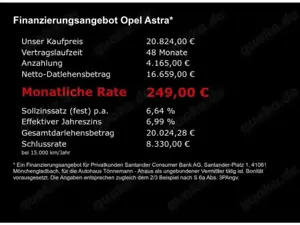 Opel Astra L LIM GS AT+LED+NAVI+360 GRAD KAMERA+SITZHEIZUNG+K Bild 5