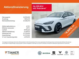 CUPRA Leon ST 2.0 TDI DSG +AHK +LED +ACC +RKAM +NAVI +SHZ +1
