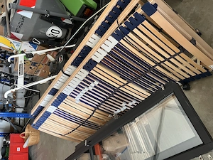 2x elektrisch verstellbare Lattenroste 80x200
