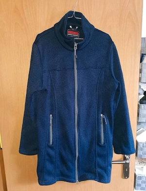  blaue Longjacke