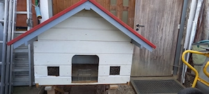 Großes Hasenheim, Kaninchenstall, Kleintierhaus mit Futterlager 