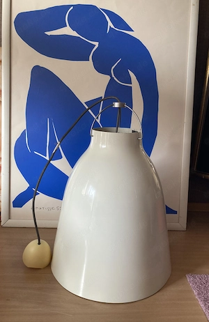 Lampe     Pendelleuchte  Caravaggio P3 mit weissem Lampenschirm ,  Fritz Hansen 