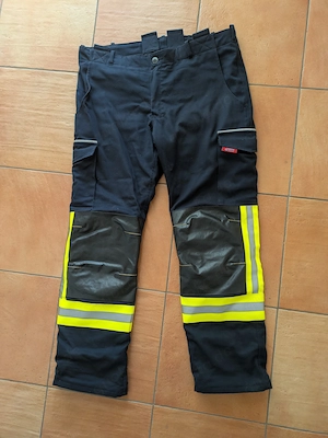 THL Feuerwehrhose mit Kniepolster neu!