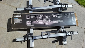 Dachträger Thule WingBar 961 + Thule Fußsatz 775 + Dachfahrradträger Thule ProRide 59 Bild 2