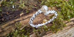 Silberring Sterling 925 mit Perle