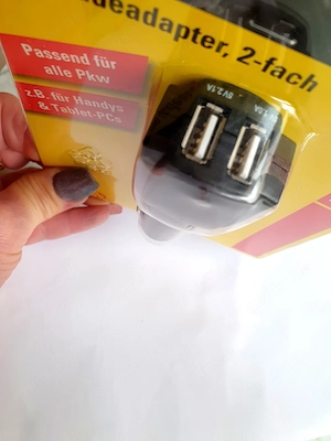 UNITEC USB Ladeadapter 2-fach für PKW, neu & OVP Bild 4
