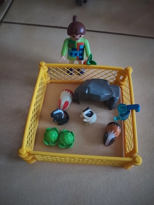   Playmobil Meerschweinchen Gehege  