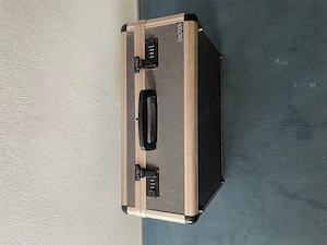 Alukoffer ROWI Transportkoffer Zahlenschloss Gurt 