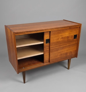 Teak Schuhschrank  der 60er Jahre Bild 2