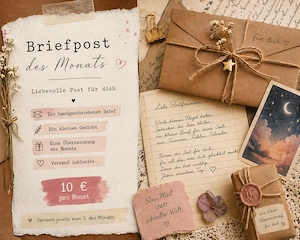 Monatlich Handgeschriebener Brief 