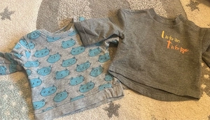 2 süße Baby Sweatshirts   Größe 62 68