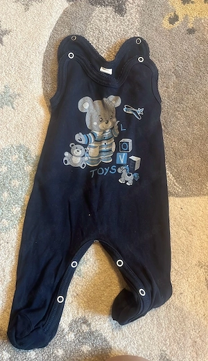 Dunkelblauer Baby Strampler   Größe 68