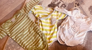 3 Baby Bodys   Größe 68 (Set)