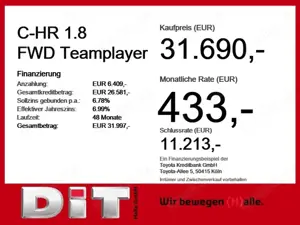 Toyota C-HR 1.8 FWD Teamplayer Technik-Paket Bild 3