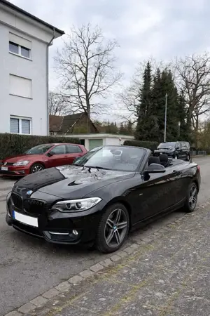 BMW 220 BMW 220d Cabrio Sport Line – Top Zustand Vollleder