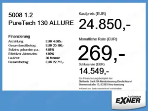 Peugeot 5008 1.2 PureTech 130 ALLURE LED+Navi+SHZ+360+LM Bild 4