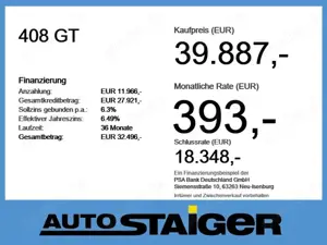 Peugeot 408 GT ACC+LED+Navi+Pano+SD+SHZ+Standh.+2xKlima Bild 2