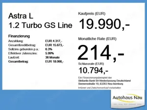 Opel Astra L 1.2 Turbo GS Line Incl.Big Deal Paket Bild 4