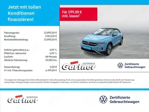 Volkswagen T-Roc Cabriolet MOVE 1.5 TSI DSG BEATS AUDIO NAVI STAND