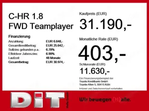 Toyota C-HR 1.8 FWD Teamplayer Klima Kamera Sitzhzg Bild 3