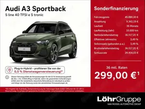 Audi A3 Sportback 45 TFSI e S line 0.5%|RAUTE|RFK|HuD|A...