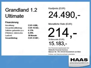 Opel Grandland 1.2 Ultimate ***Vollausstattung***