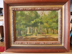 Max Liebermann Signiert Garten Wannsee Öl Bild Bilder Malerei Kunst Nachlass