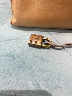 Hermes Kelly Bag 35 Vintage Box Calf Leather Gold Hardware