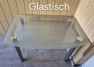 Glas Esstisch 
