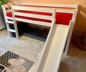 Kinderhochbett Jelle Bett Kinderbett Matratze