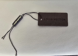 LOUIS VUITTON Label Etikett Markenschild 