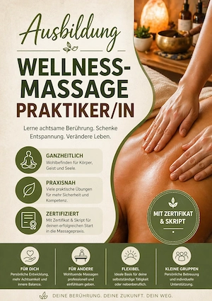 Ausbildung im Wellness Bereich zur Wellness-Massage-Praktiker 