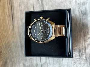 Kapton & Son Uhr - Rise Gold Black Steel