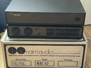 Naim NAC 52 & NAC Supercap. Serviced by Class A Audio Ltd. NA522_2 Phono Cards