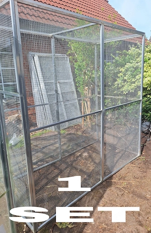 Aluminium Voliere Elemente 