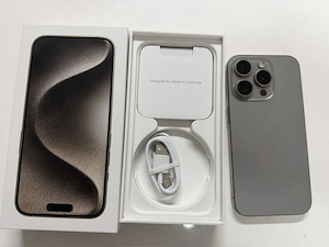 Apple iPhone 15 Pro - 128GB - Titan Natur (Ohne Simlock)