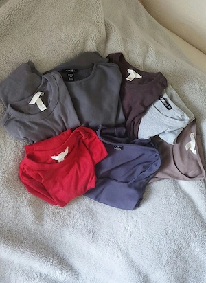 7x Langarmshirts XS Bundle H&M Amisu FB Sister Reselling Paket
