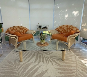 Rattanmöbel Garnitur