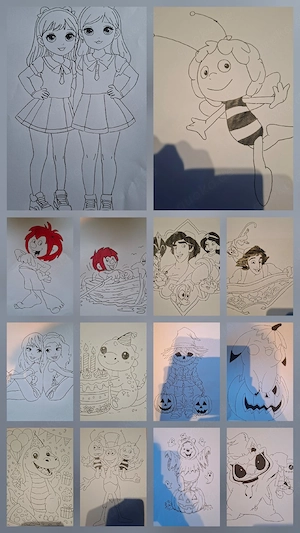 handgefertigte Zeichnungen zu verkaufen 