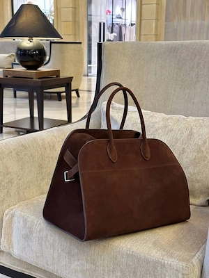 Braune Handtasche in Lederoptik   Hervorragender Zustand  Bild 2