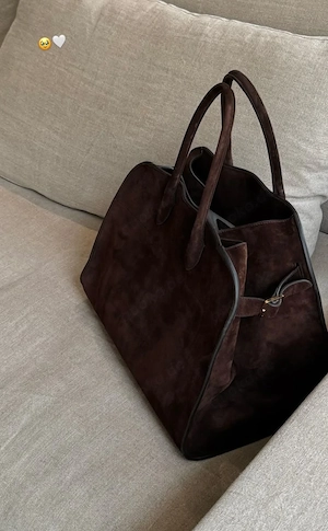 Braune Handtasche in Lederoptik   Hervorragender Zustand  Bild 5