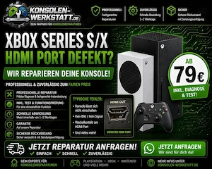 XBox Series S X HDMI Port Reparatur ab 79  | Kein Bild mehr...