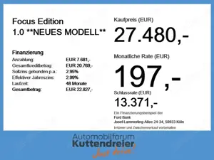 Ford Focus Edition 1.0 **NEUES MODELL** NAV*CAM*PDC* Bild 4