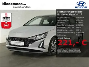 Hyundai i20 FACELIFT T-GDi TREND DCT+NAVI+RÜCKFAHRKAMERA+FERNL