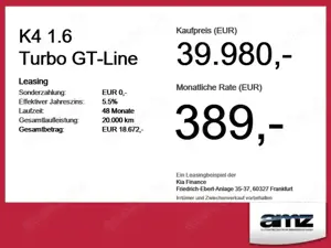 Kia K4 1.6 Turbo GT-Line Memory*360Kamera*Sitzkühlung