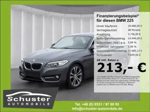 BMW 225 d Coupe Sport Line*Autom AHK Leder Harm/Kard