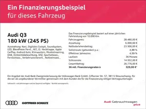 Audi Q3 45 TFSI e MMI VIRTUAL PDC CARPLAY Bild 2