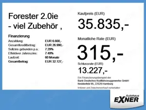 Subaru Forester 2.0ie - viel Zubehör , 6.Generation Bild 4