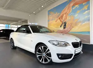 BMW 220 i Cabrio Sport Line KAM+KOMF+LEDer+HARM+DAB+ Bild 4